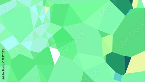 geometric multicolor triangles with light green, pale golden rod and sea green color. abstract background graphic. can be used for wallpaper, poster, cards or graphic elements