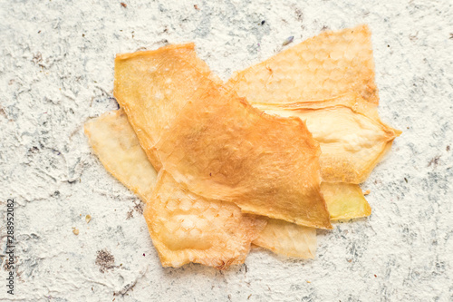 Healthy organic homemade fruit chips