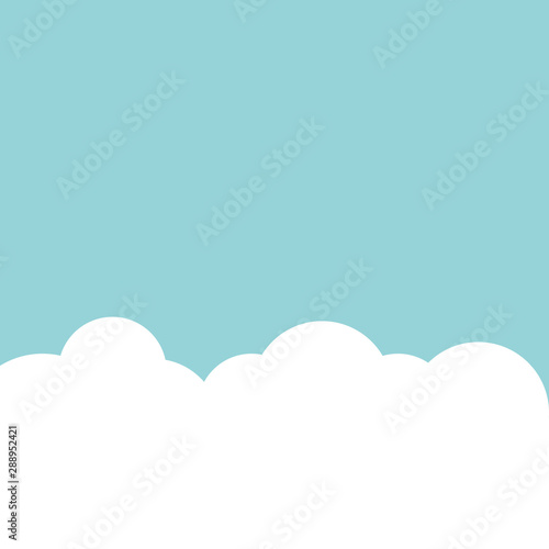 Sky blue background, vector illustration