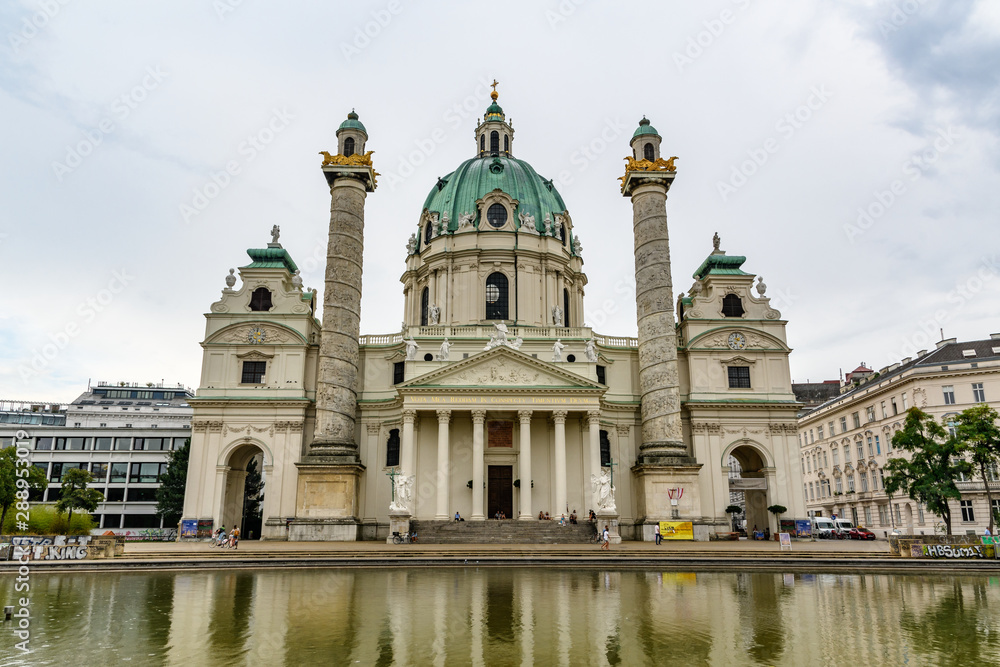St. Charles Church (Karlskirche) in Vienna, Austria