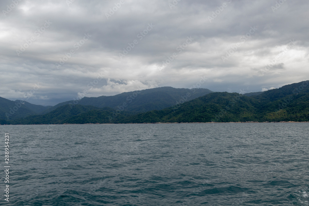 Puerto Vallarta ,Pacific Ocean in Puerto Vallarta, Mexico, panoramic view