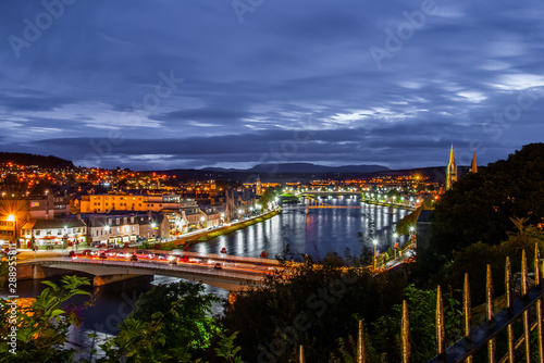 Inverness At Night © Stewie Strout