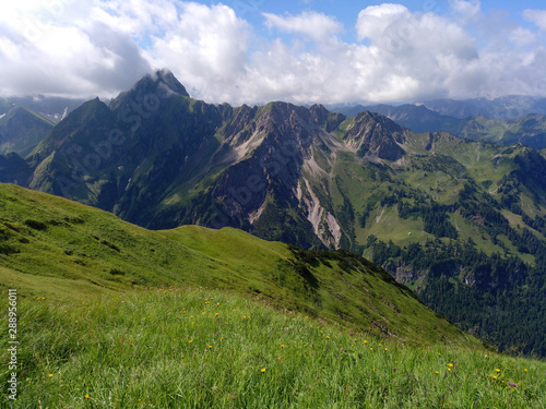 wunderschöner Blick in den Allgäuer Alpen