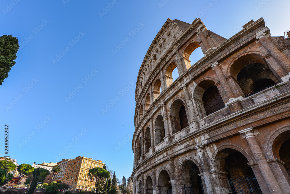 Colosseum in daylight
