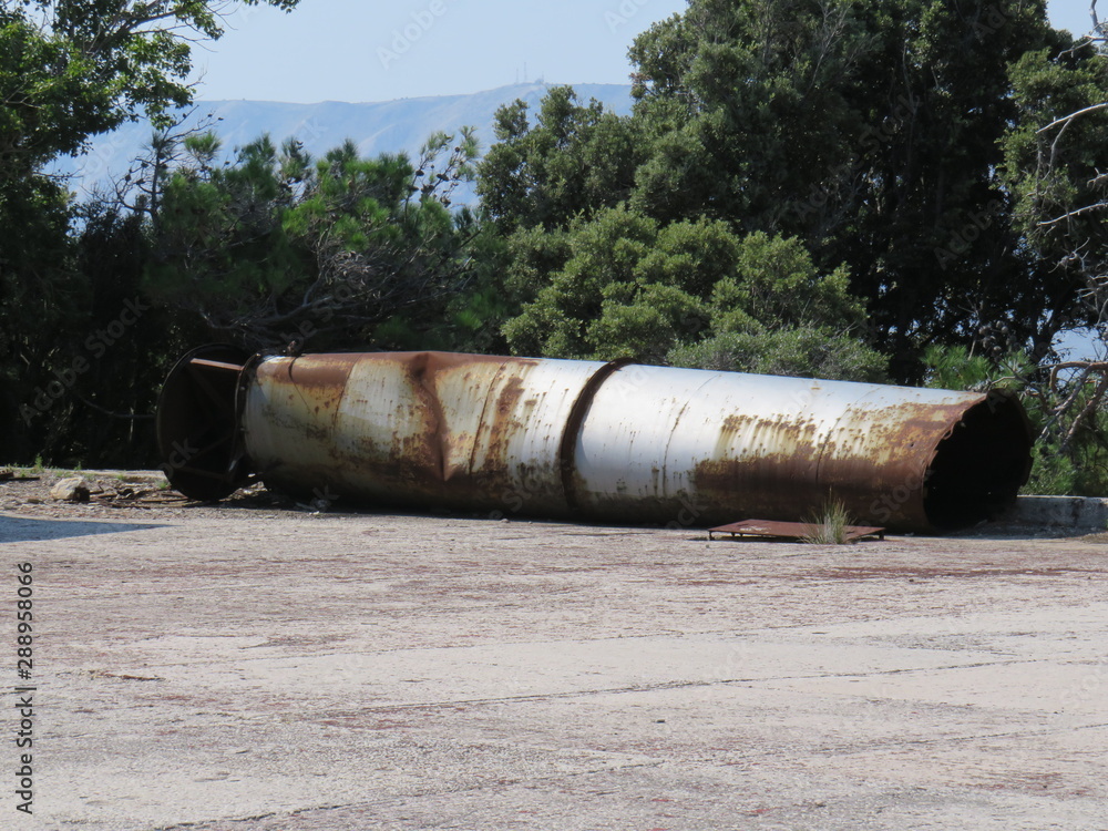 pipes and valves abandon prison Goli otok pipes and valves abandon prison Goli otok