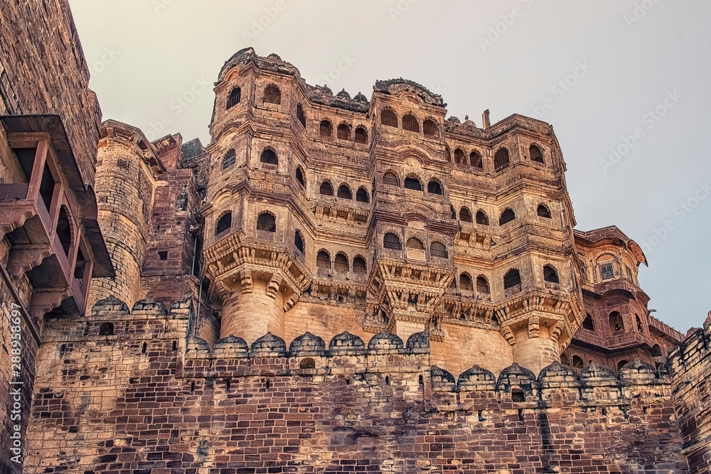 Mehrangarh Fort in Rajasthan, India