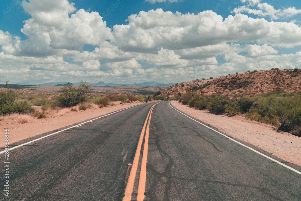 Desert Highway in Arizona