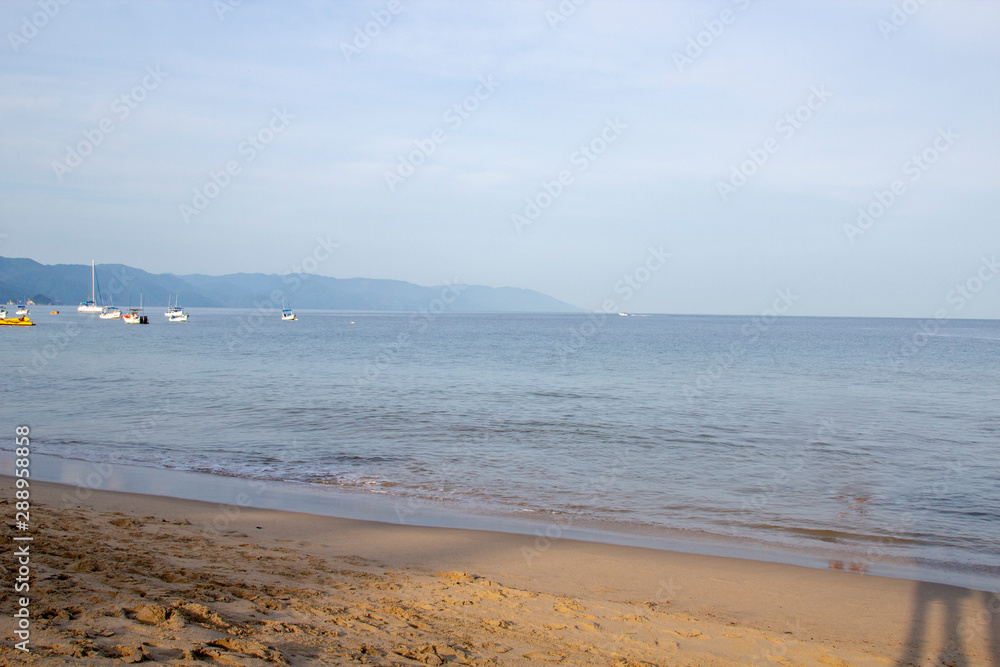 Φωτογραφία September 21,2019: view of the sea and the center of Puerto Vallarta, malecon Pu