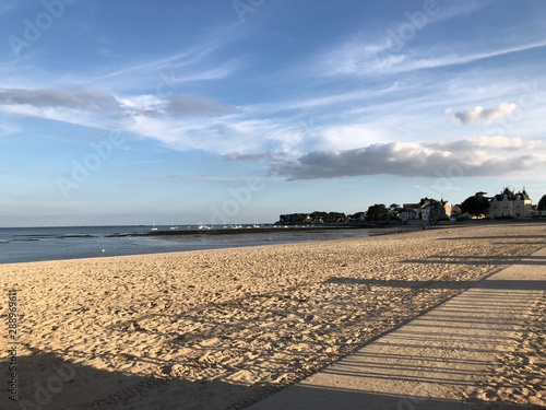 Evening on the Beach in France 