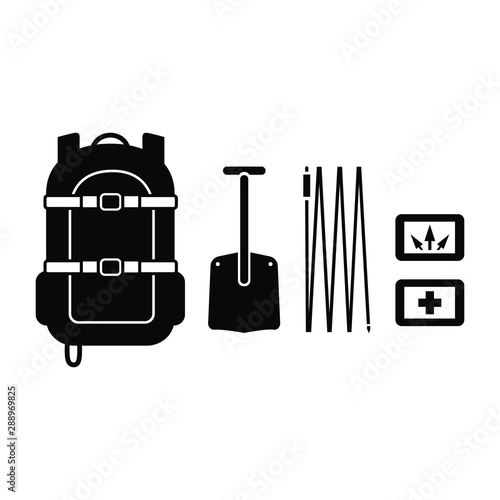 Avalanche equipment icon