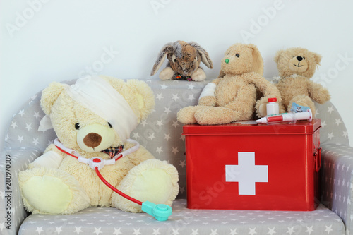 Wartezimmer in der Plüschtierklinik