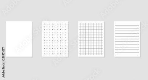 Set sheet of Lined Paper.