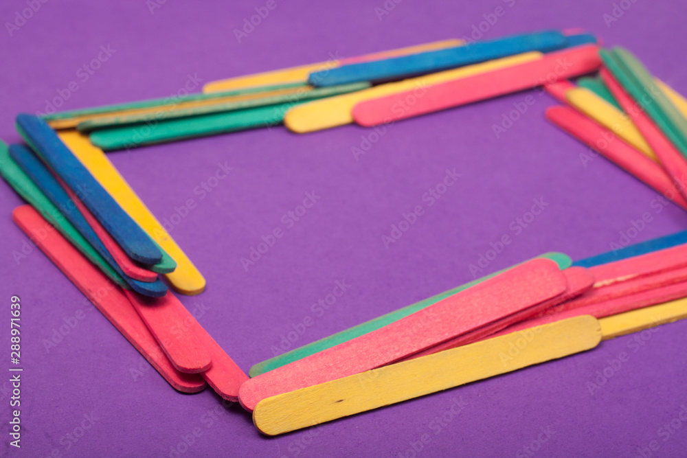 colorful frames sticks colorful frames sticks
