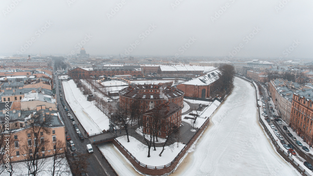 New Holland. Winter. Saint Petersburg