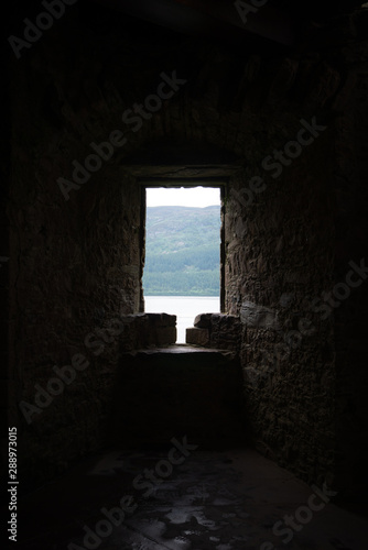 Window in the stone wall © Calvin
