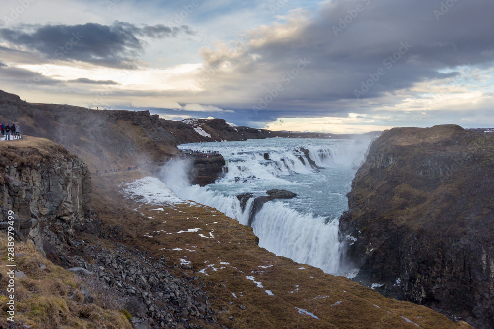 Fototapeta premium The Gullfoss waterfall in Iceland
