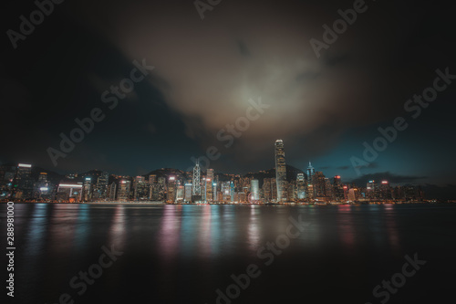 Landscape of Hong Kong Victoria Harbor 