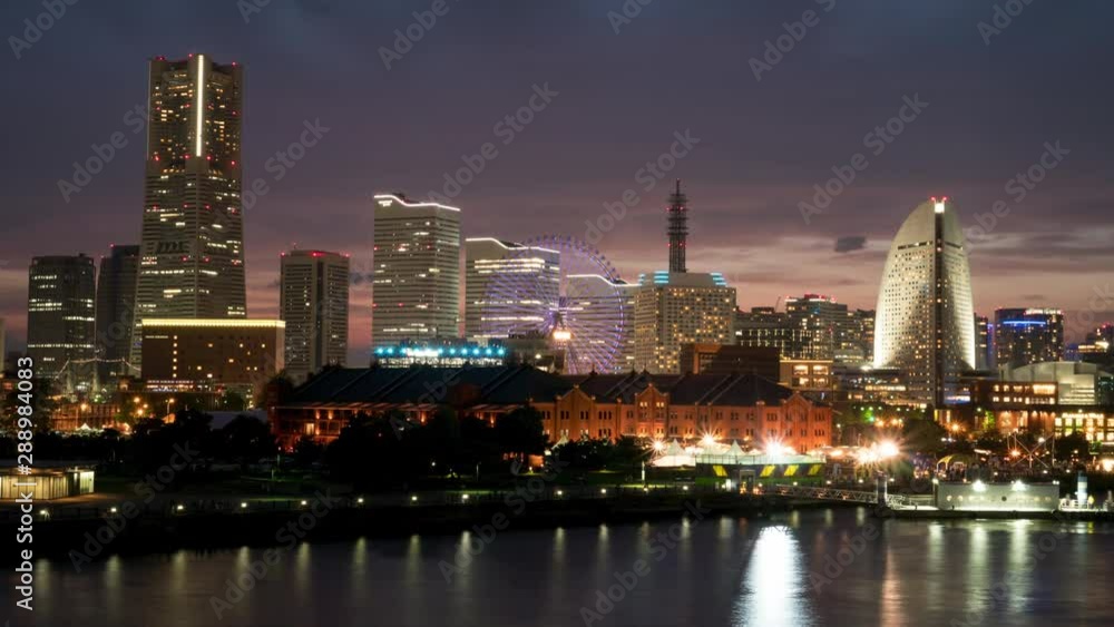 Yokohama's night view Yokohama's night view