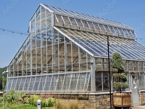 Greenhouse with a Blue Sky in the Background (3)