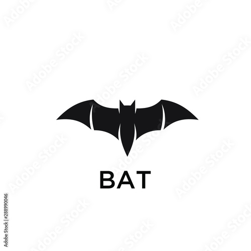 bat logo icon designs vector