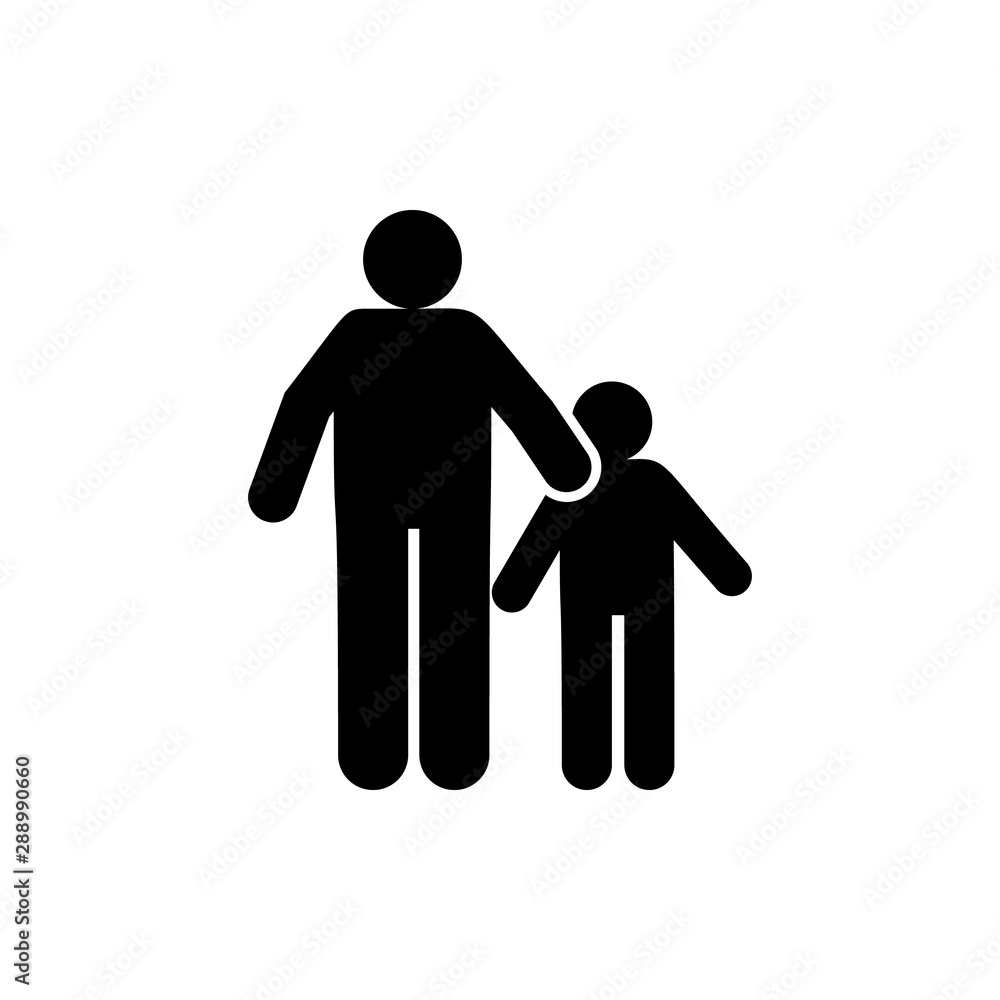 Father boy son icon. Element of friends icon Father boy son icon. Element of friends icon