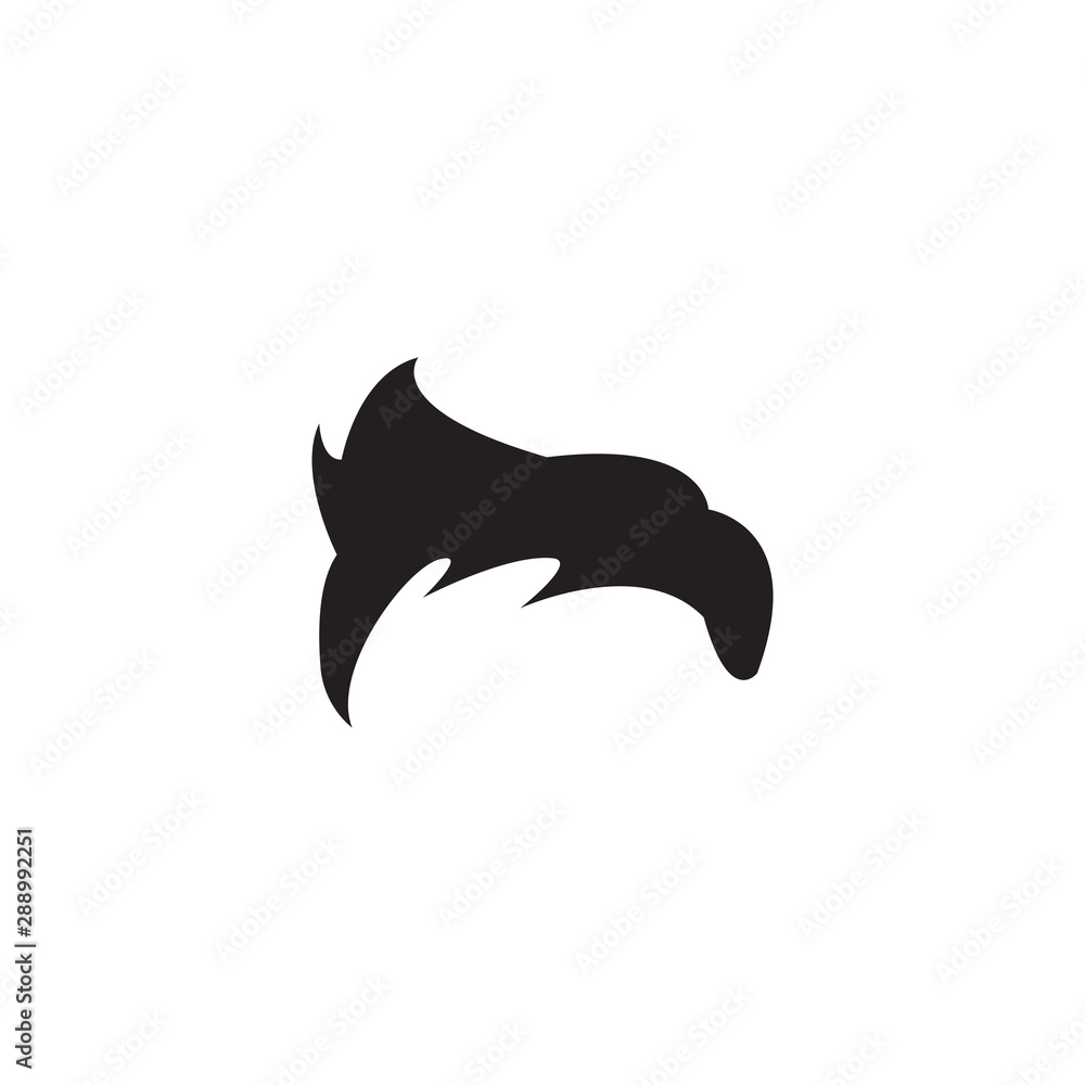 Hair graphic design template vector isolated illustration Hair graphic design template vector isolated illustration