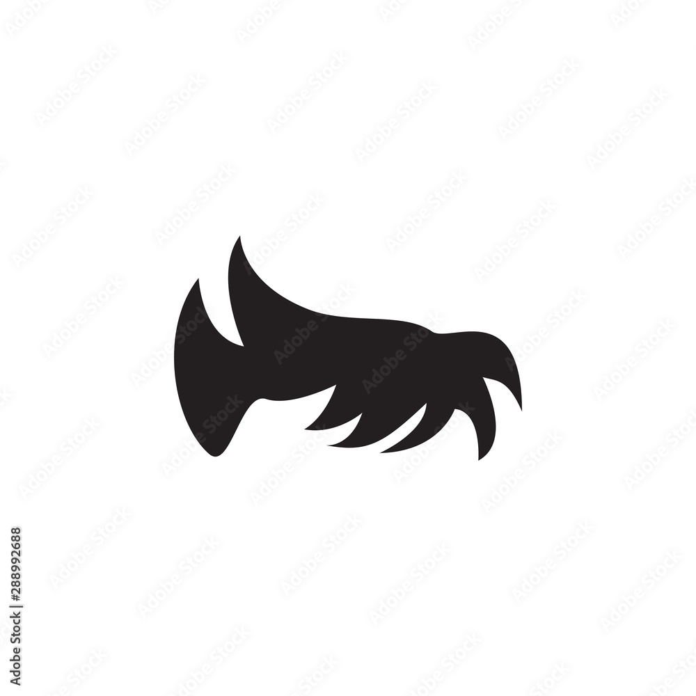 Hair graphic design template vector isolated illustration Hair graphic design template vector isolated illustration