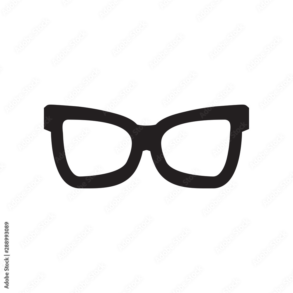 Fototapeta premium Glasses graphic design template vector isolated illustration