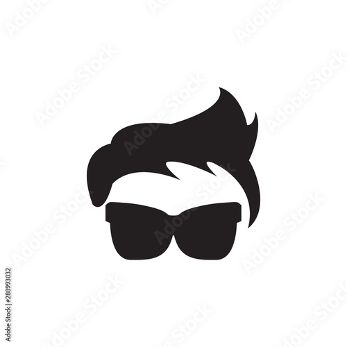 Glasses graphic design template vector isolated illustration