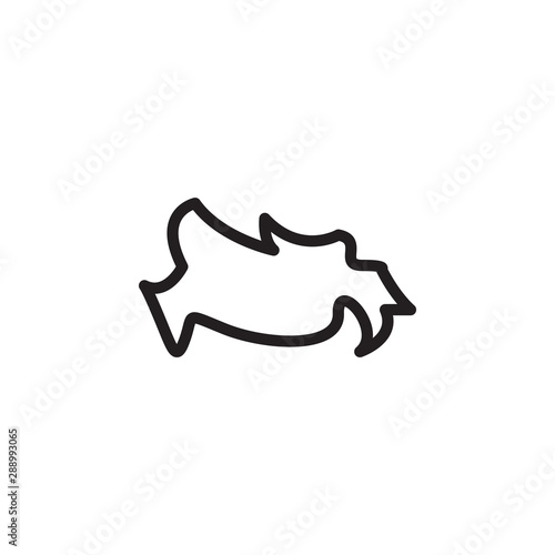 Hair graphic design template vector isolated illustration