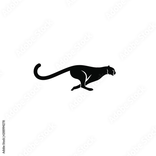 Canvas Print cheetah logo icon designs vector