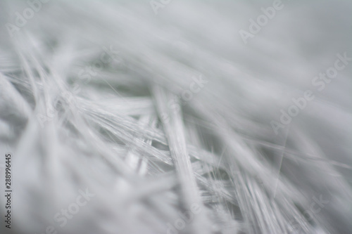 white glass fiber composite macro zoom close up photo