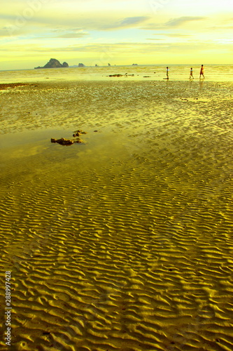 UNSEEN KRABI THAILAND -March 2019;The tourists  at the railae beach.KRABI THAILAND photo