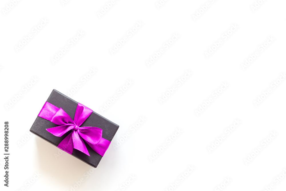 presents in boxes on white background top view copyspace presents in boxes on white background top view copyspace