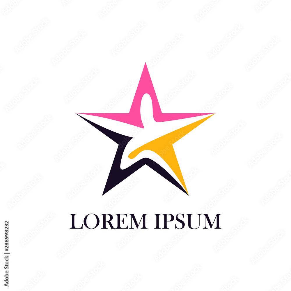 Obraz premium health star logo
