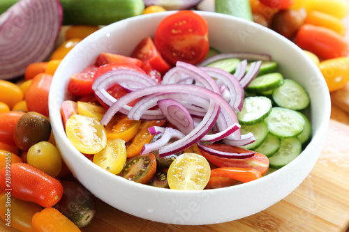 Canvas-taulu Colorful salad