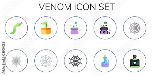 venom icon set