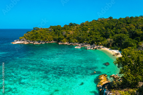 Aerial View of Boulder Island, Myanmar