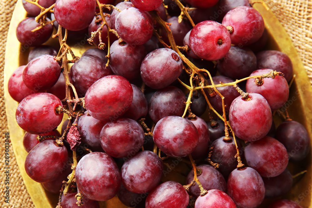 Ripe sweet grapes on table, closeup Ripe sweet grapes on table, closeup