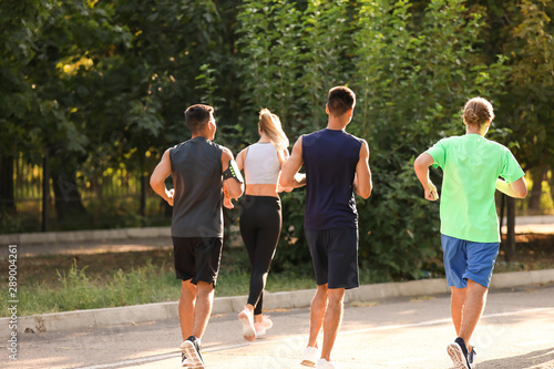 Group of Friends Jogging Ou...
