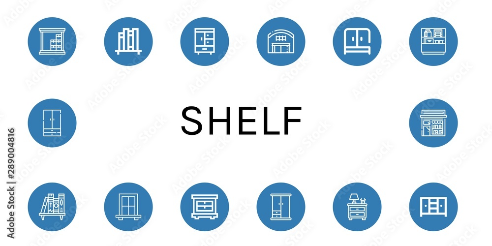 Set of shelf icons such as Warehouse, Book shelf, Closet, Wardrobe, Shelf, Bookshelf, Window, Nightstand, Book shop , Set of shelf icons such as Warehouse, Book shelf, Closet, Wardrobe, Shelf, Bookshelf, Window, Nightstand, Book shop ,