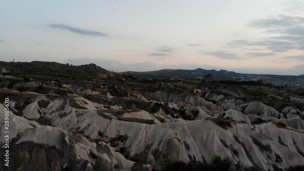 Mavic Airtake off from love valley near Goreme at sunset time - Kapadokya Mavic Airtake off from love valley near Goreme at sunset time - Kapadokya