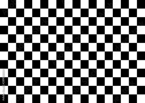 Black and white checkered background