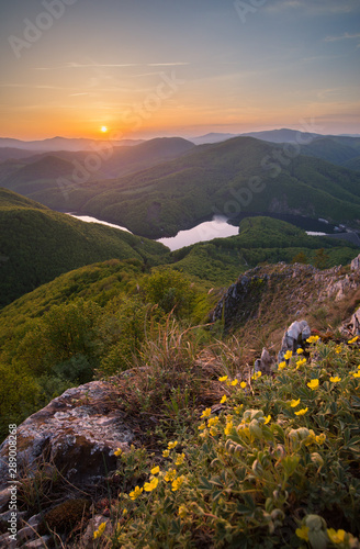 Sivec mountain sunset