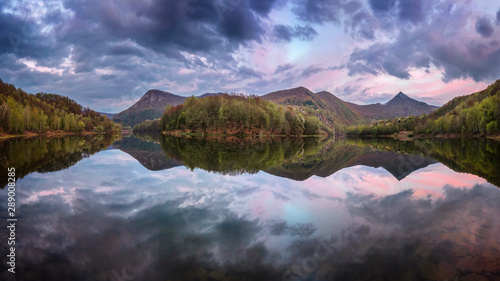 Ruzin lake Slovakia mirror