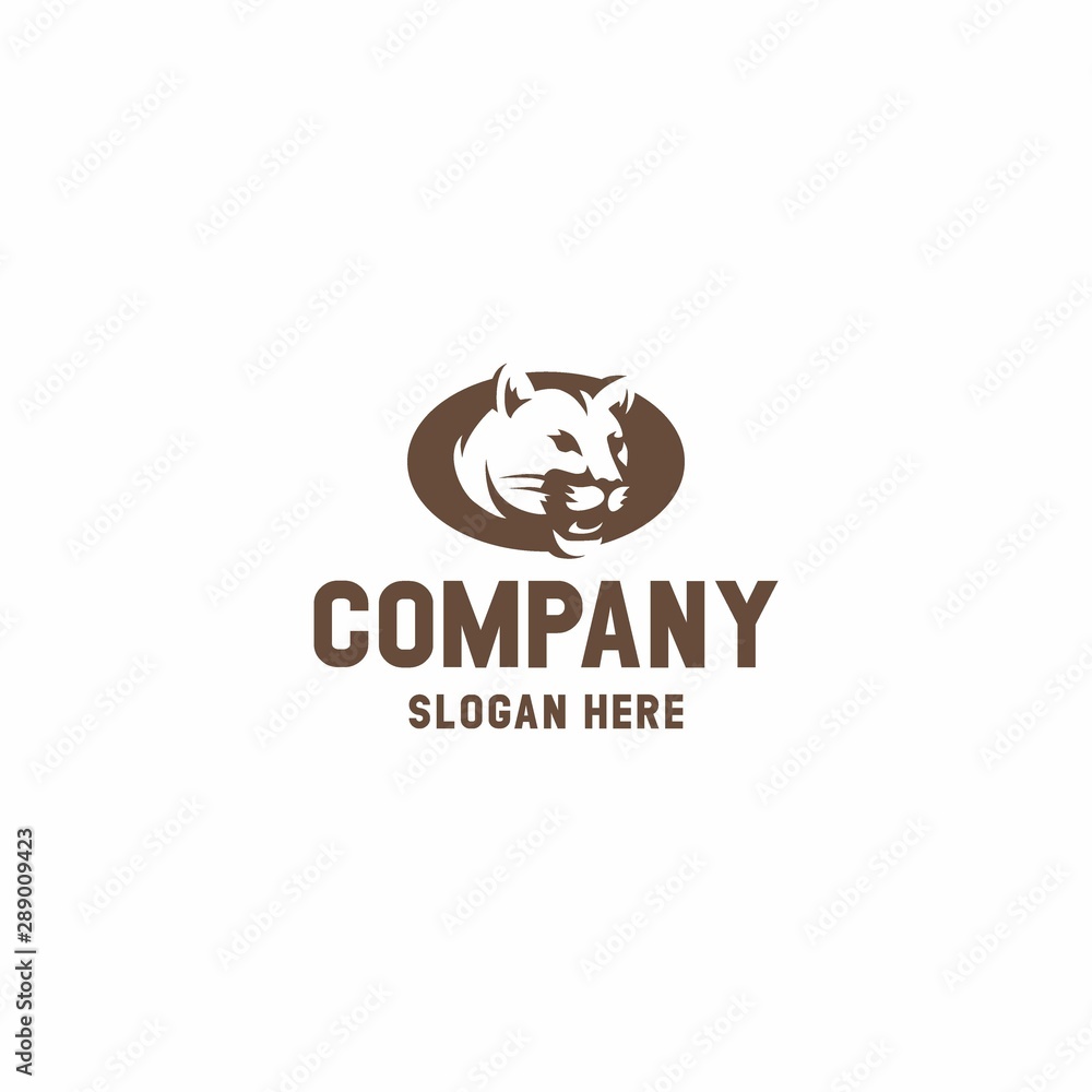 Lion roar logo design modern template Lion roar logo design modern template