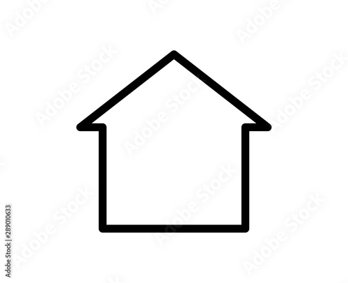 House line icon. Vector symbol in trendy flat style on white background. Web sing for design.