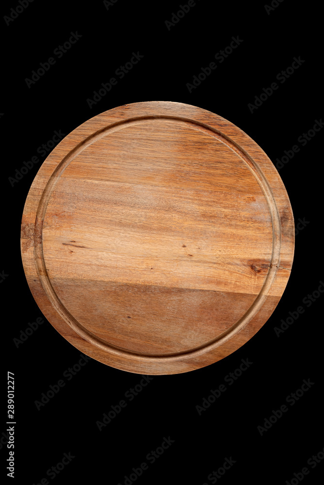 wooden board on a black background wooden board on a black background