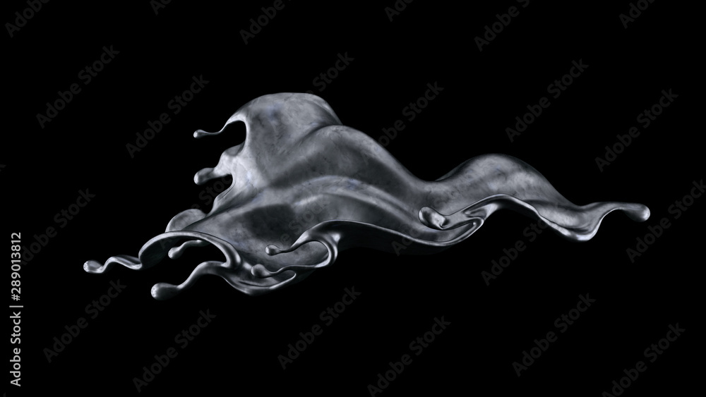 Splash fluid. 3d illustration, 3d rendering. Splash fluid. 3d illustration, 3d rendering.