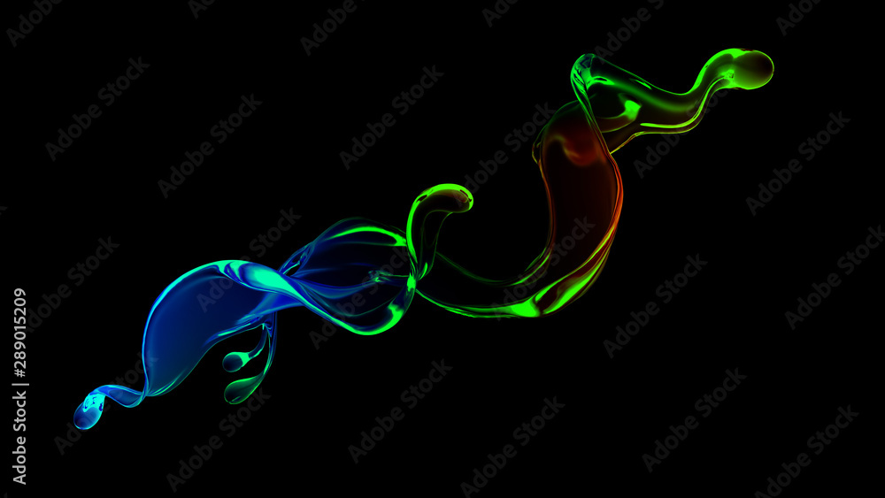 Splash fluid. 3d illustration, 3d rendering. Splash fluid. 3d illustration, 3d rendering.